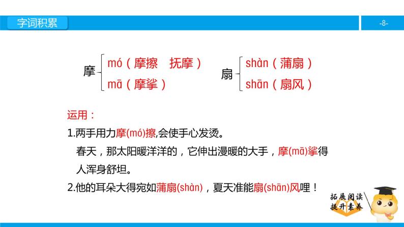 五年级【专项训练】课外阅读：与象共舞 （上）课件PPT08