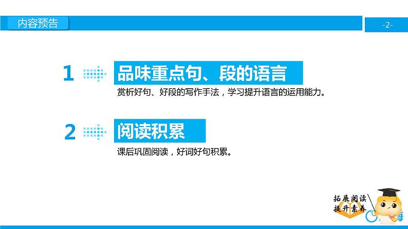 五年级【专项训练】课外阅读：自己的花是让别人看的（下）课件PPT第2页