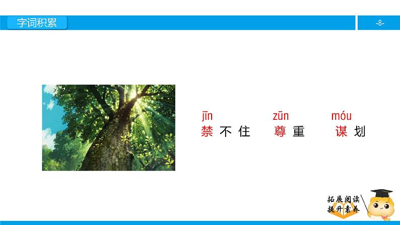 三年级【专项训练】课外阅读：一株老树和两个怪人（上）课件PPT08