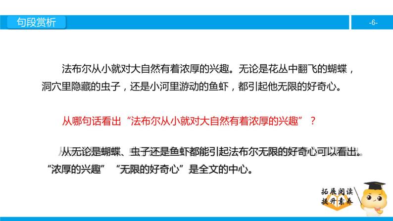 三年级【专项训练】课外阅读：装满昆虫的口袋（下）课件PPT06