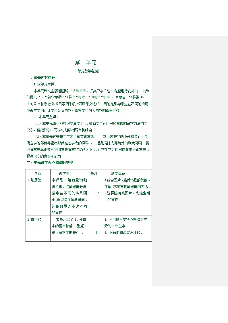部编版二年级上册语文教案设计第二单元教学初探01