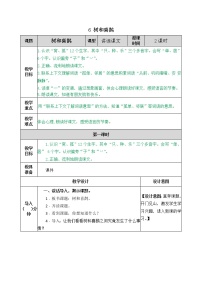 人教部编版一年级下册6 树和喜鹊教案