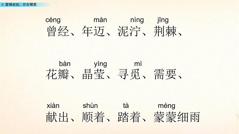 2021年小学语文部编版二年级下册 第二单元 5 雷锋叔叔，你在哪里 配套课件1第4页