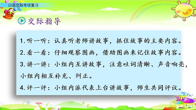 2021年小学语文部编版一年级下册 专项 9 口语交际专项复习课件（2课时）第6页