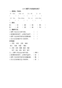 部编版三年级语文上册课时练设计13胡萝卜先生的长胡子教案