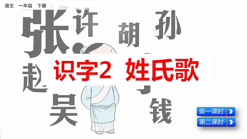 识字2 姓氏歌第2页