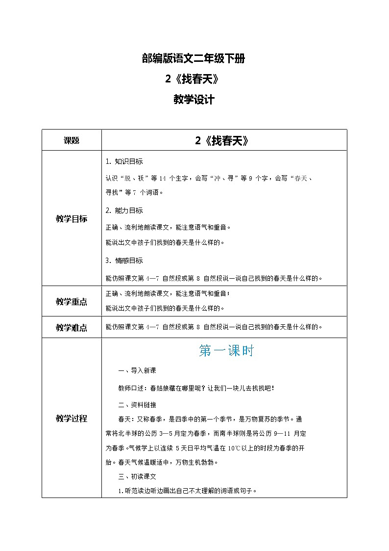 2《找春天》（课件+教案+音视频素材）01