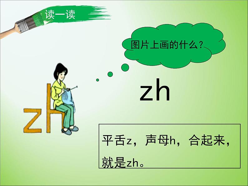 统编版语文一年级上册 8  zh ch sh r 课件(共14张PPT)第2页