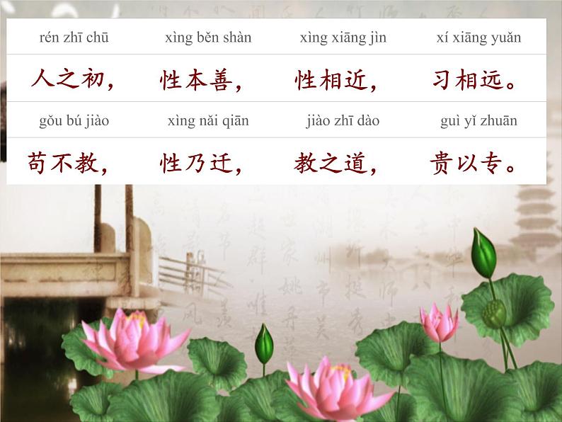 统编版语文一年级下册 8.人之初 课件(共16张PPT)第5页