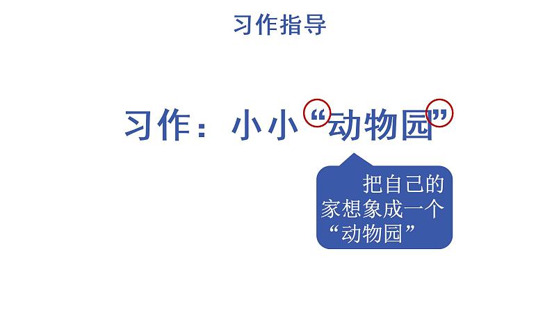 习作：小小“动物园” 教学课件第3页