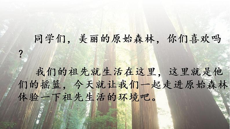 人教语文2年级下册课件23 祖先的摇篮第3页