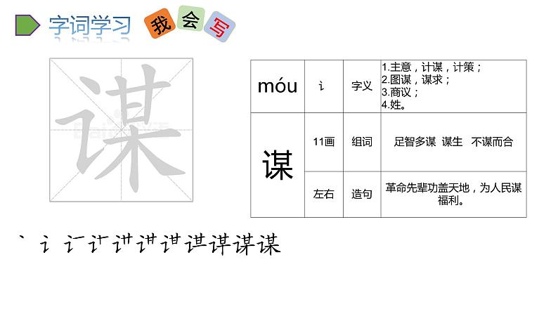 2022人教语文5年级下册课件10.青山处处埋忠骨教学课件08