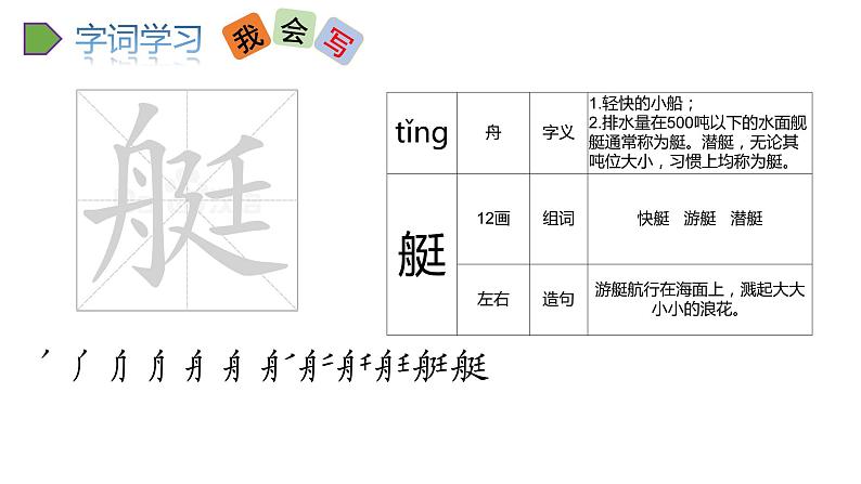 2022人教语文5年级下册课件18.威尼斯的小艇教学课件07