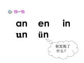 小学语文1年级上册课件汉语拼音12 an en in un ün