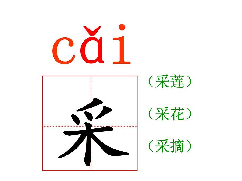 小学语文1年级上册课件课文 3 江南第7页