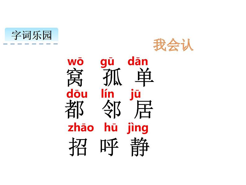 小学语文1年级下册课件课文6 树和喜鹊第4页