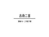 人教语文2年级下册课件1 古诗二首