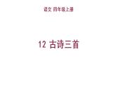 人教部编版 语文五年级上册 12 古诗三首课件PPT