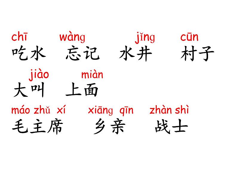 一语下 课文 1《吃水不忘挖井人》【课件】第7页