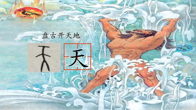 最新人教（部编版）语文一年级上册：识字1天地人课件PPT07