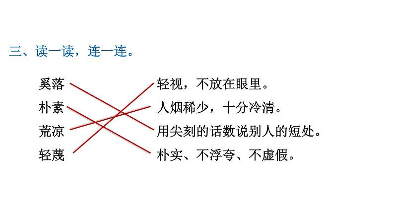 三年级下册语文习题课件　第6课陶罐和铁罐习题　部编版(共19张PPT)第4页