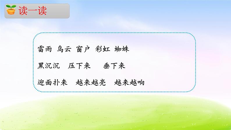 部编版二年级下册语文16 雷雨课件PPT第6页