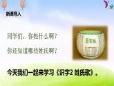 部编一下语文（精品·课堂教学课件）识字2 姓氏歌