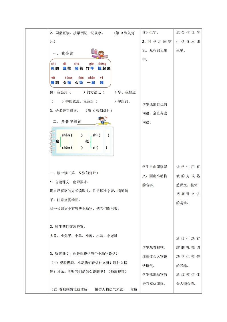 2022年二年级下册19、《大象的耳朵》(教学案)02