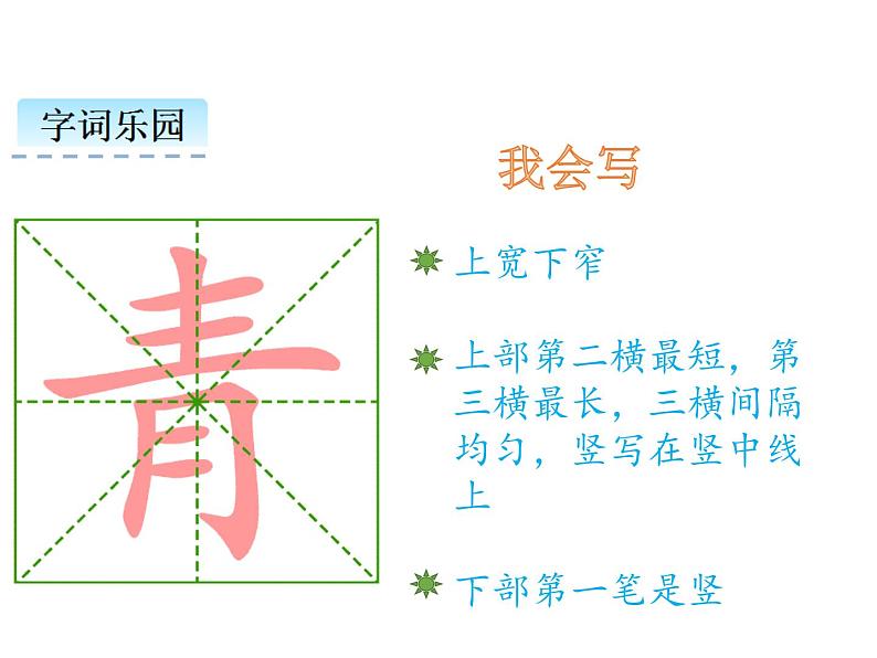 小学语文1年级下册课件识字3 小青蛙第6页