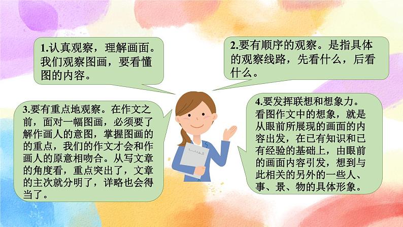 第二单元 习作：看图画，写一写  课件（送教案含反思）06