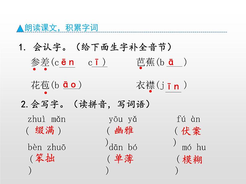 六年级上册语文丁香结(预习)人教部编版课件PPT03