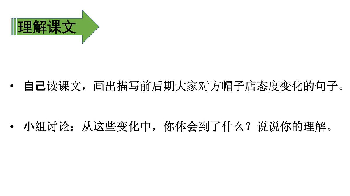 部编版语文三年级下册-08第八单元-02方帽子店-课件04第6页