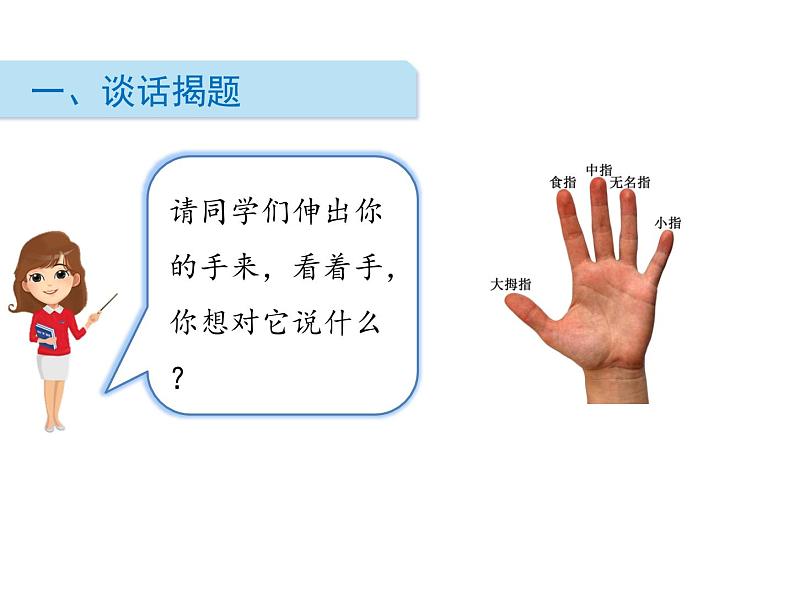 部编版语文五年级下册-08第八单元-02手指-课件02第2页