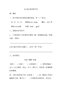 小学语文人教部编版四年级下册19* 我们家的男子汉精品当堂检测题