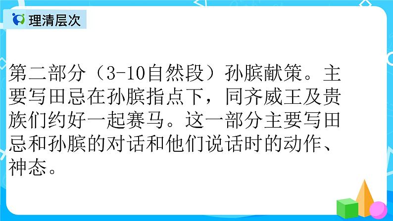 五下语文16、田忌赛马 课件（2课时）+教案+说课+课后作业（含答案）07