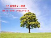人教部编版（五四制）三年级下册第五单元——17.我变成了一棵树课件PPT