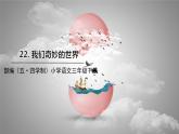 人教部编版（五四制）三年级下册第七单元——22.我们奇妙的世界课件PPT
