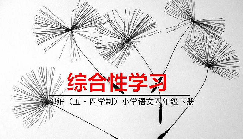 人教部编版（五四制）四年级下册第三单元——综合性学习课件PPT01