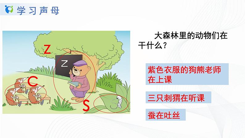 人教部编版语文一上 汉语拼音《zcs》 课件PPT+教案+练习04