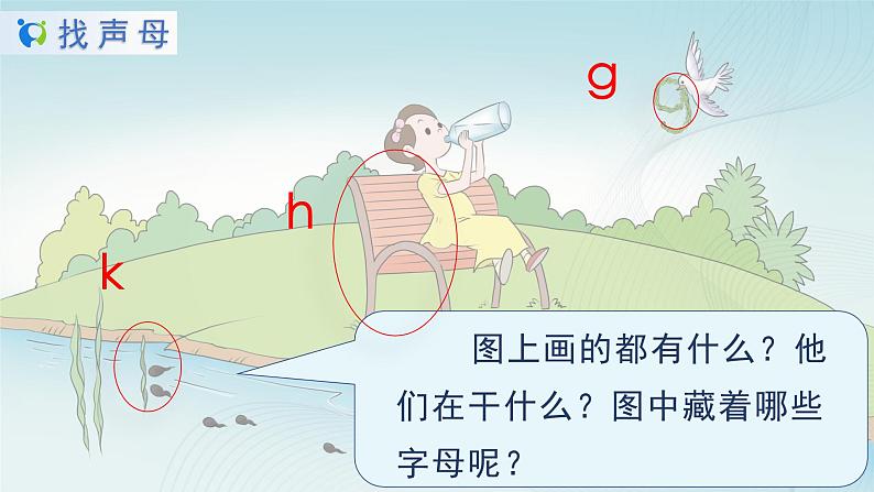 人教部编版语文一上 汉语拼音《gkh》 课件PPT+教案+练习06