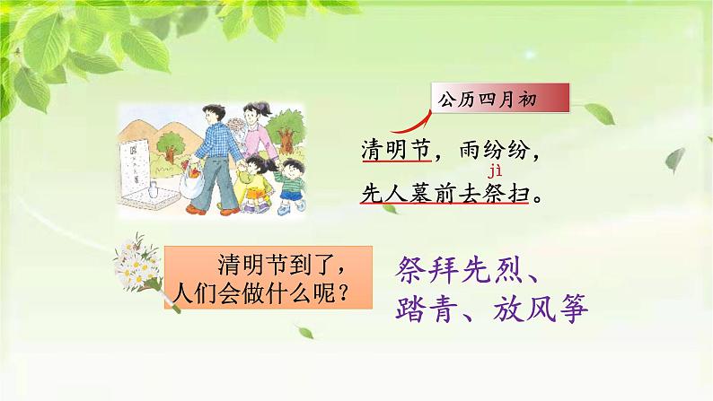 识字2 传统节日 课件（共19张）-部编版小学语文 二年级下册07