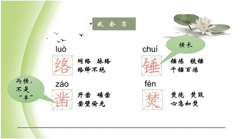 人教部编版小学语文六年级下册课件+教案+试题04