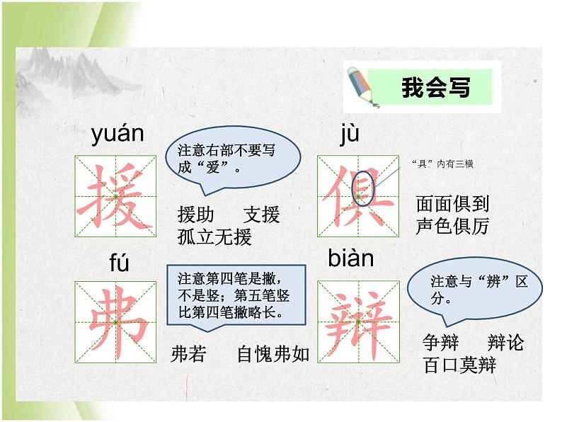 人教部编版小学语文六年级下册课件+教案+试题04