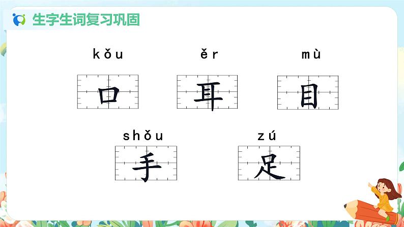 识字一 3 口耳目 第二课时 课件+教案+音视频+素材02