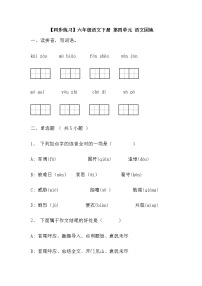 小学人教部编版语文园地综合训练题