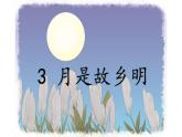 人教版（部编版）小学语文五年级下册 3.月是故乡明  课件