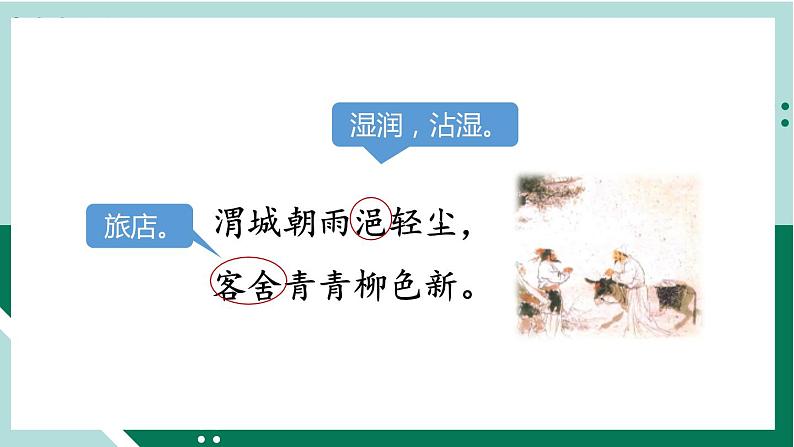 2021-2022学年部编版六年级下册第七单元古诗词诵读2 送元二使安西课件PPT05