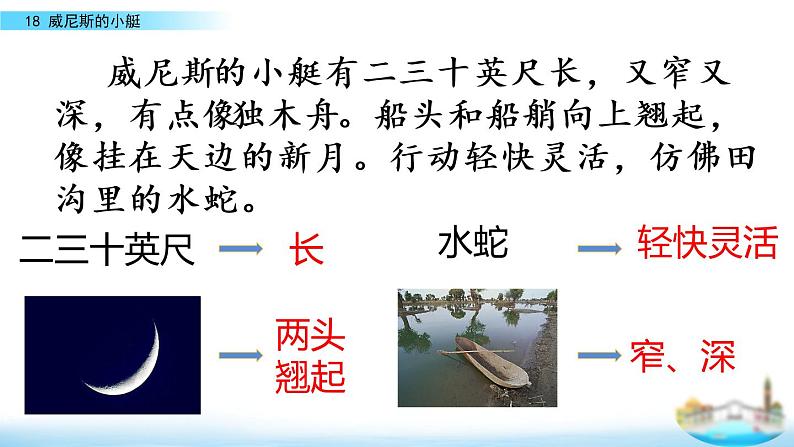 人教部编版五年级语文下册教案、课件和课时达标18威尼斯的小艇03