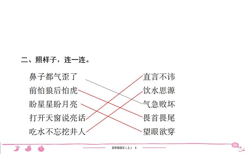 五年级上册部编版语文习题课件 第3单元 口语交际•习作•语文园地三第6页