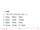 六年级上册部编版语文习题课件  第6单元检测